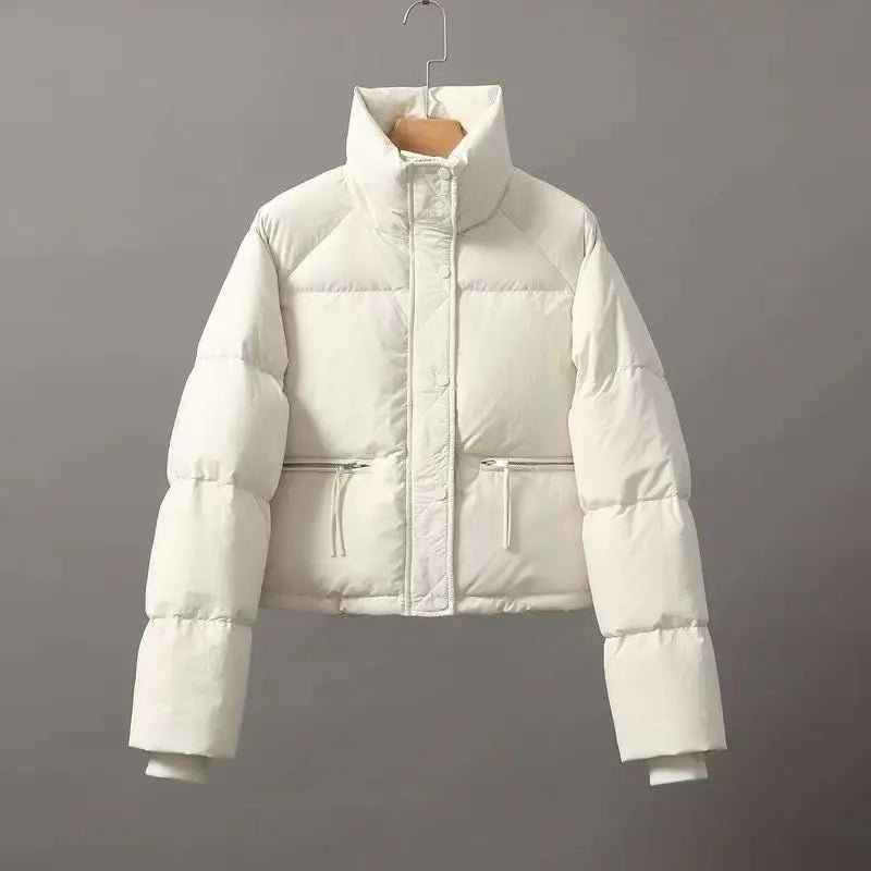 Nora Women's Puffer Jacket | Cozy Cropped Design for Winter Wear 2