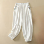 NOA LINEN PANTS (White XS) - | Zavonix