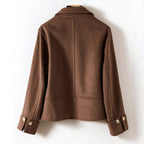 NANCY WOOL COAT (Brown XS) - | Zavonix