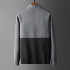 Nordelle — Knit Open - Front Cardigan with Color - Block Detail (Black S) - | Zavonix