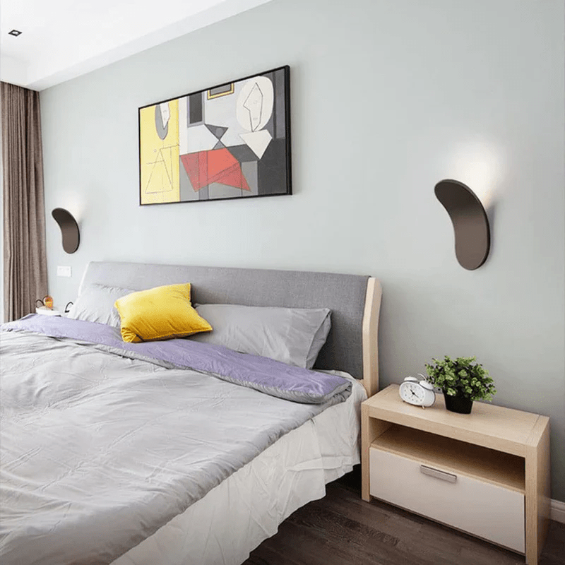 Nordic Style Iron Wall Light – Contemporary Design for Living Room, Bedroom, and Hallway 2