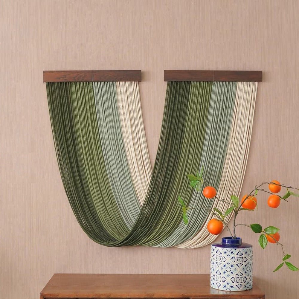 Nordic Textured Wall Tapestry – Handwoven Magnetic Art for Home Décor 3