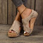 Norella Spike Wedges (Beige 5.5) - | Zavonix