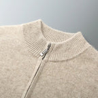 Noren — Premium Cashmere Merino Wool Cardigan with Soft Warmth (Beige S) - | Zavonix
