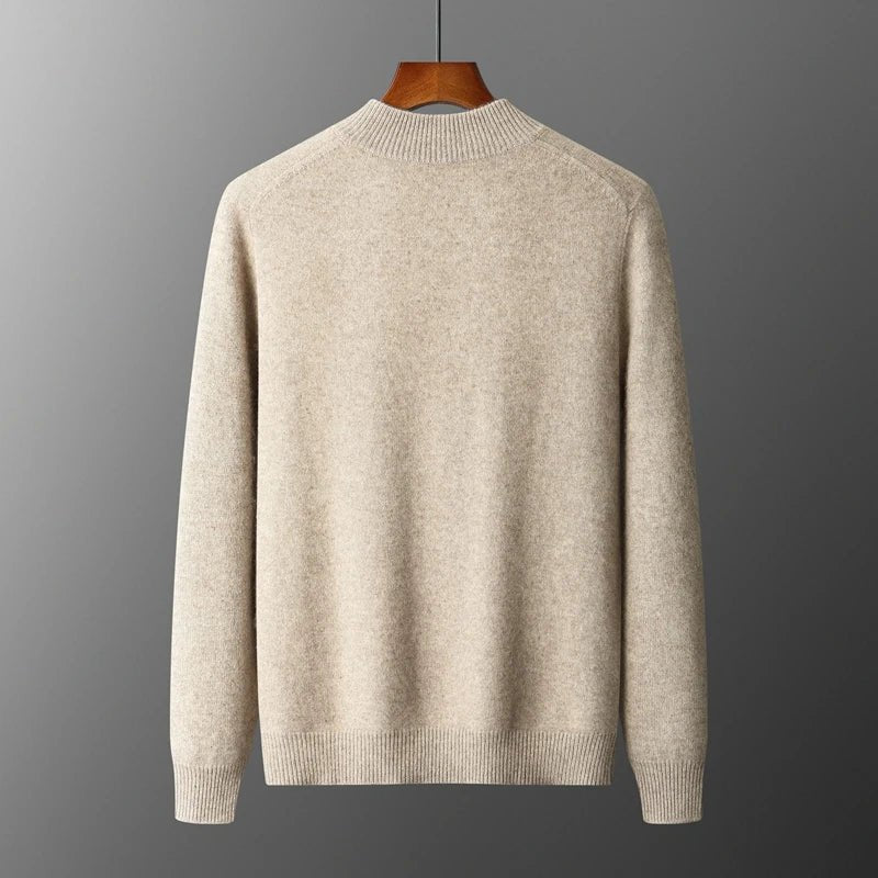 Noren — Premium Cashmere Merino Wool Cardigan with Soft Warmth (Beige S) - | Zavonix