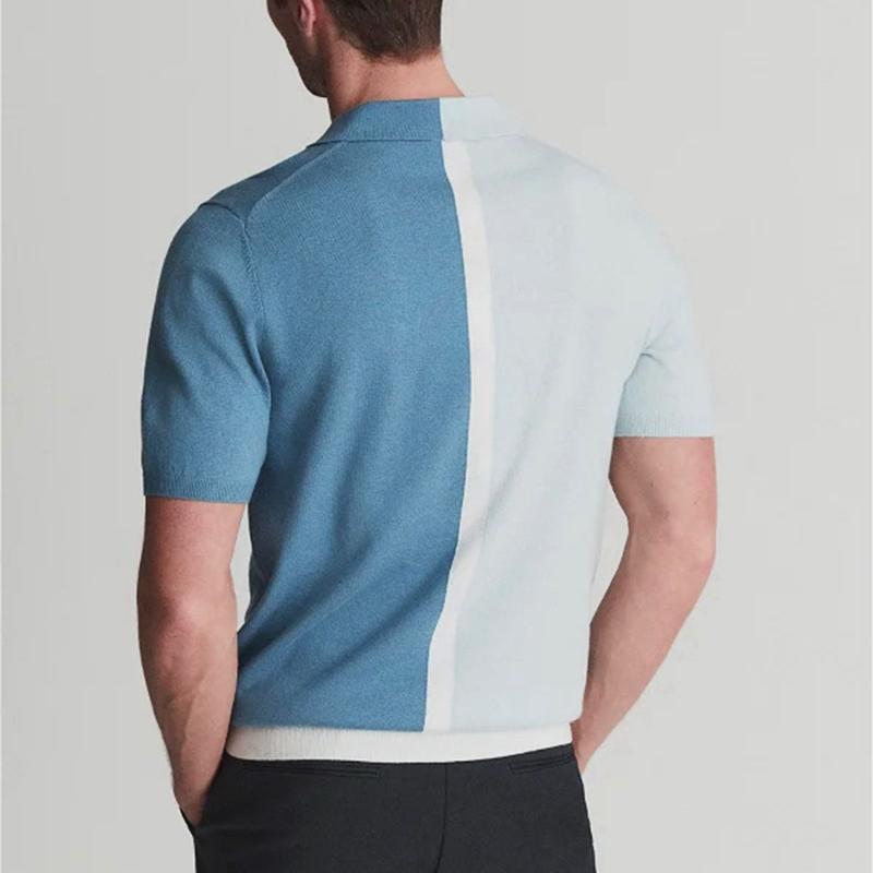 Norla — 100% Cotton Split - Color Polo Shirt for Casual Wear (Green S) - | Zavonix