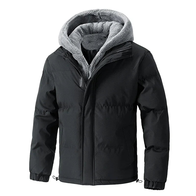 Norla — Durable Hooded Jacket with Soft Fleece Lining and Tailored Fit (Beige XS) - | Zavonix