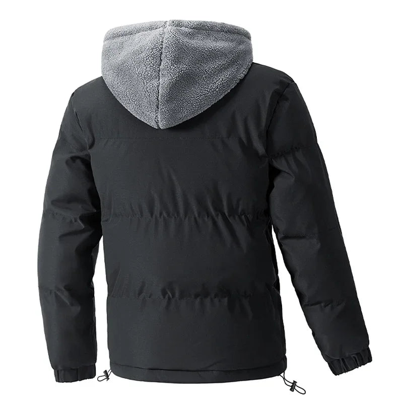 Norla — Durable Hooded Jacket with Soft Fleece Lining and Tailored Fit (Black XS) - | Zavonix