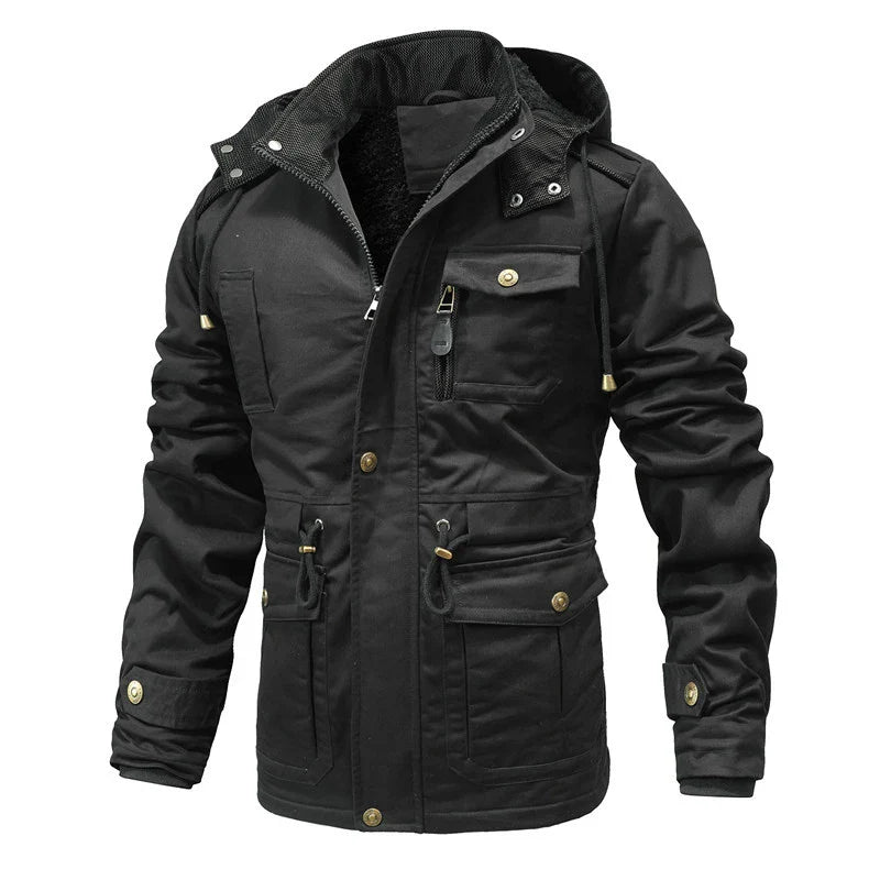 Norla — Insulated Waterproof Winter Jacket with Reflective Warmth (Khaki XS) - | Zavonix