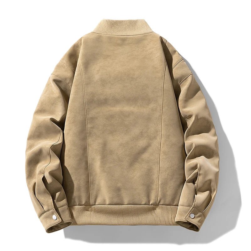 Norla — Lightweight Quilted Jacket with Soft Suede Finish (Khaki XS) - | Zavonix