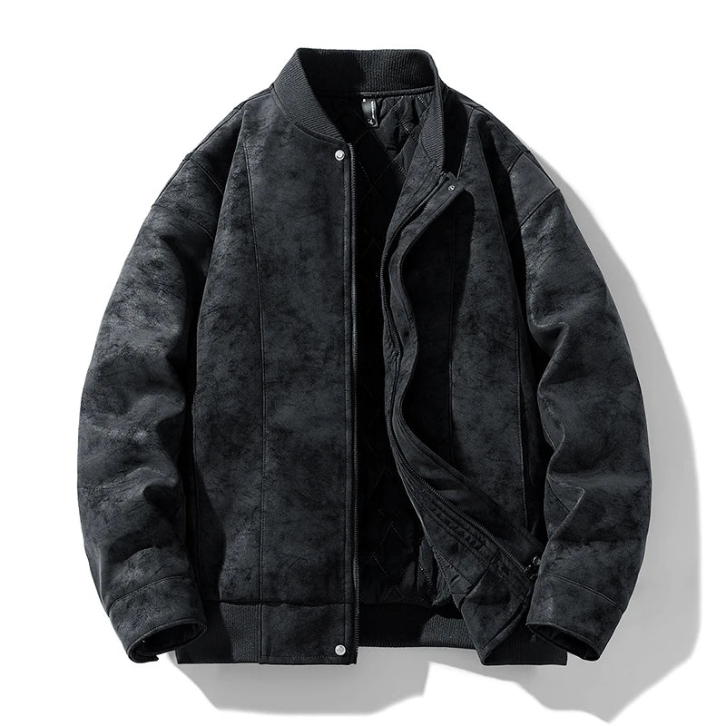 Norla — Lightweight Quilted Jacket with Soft Suede Finish (Black XS) - | Zavonix