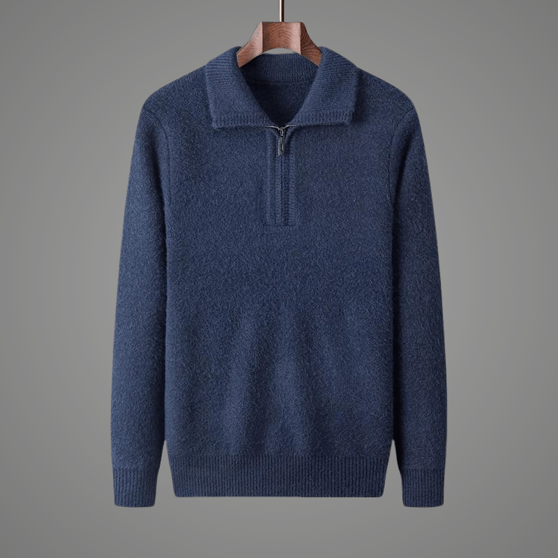 Norla — Premium Wool Sweater with Cozy Knit Comfort (Black XS) - | Zavonix