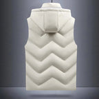 Norla — Quilted Insulated Vest with Adjustable Hood for Cold Weather (White XS) - | Zavonix