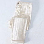 Norla — Relaxed Fit 100% Linen Pants for Warm Weather (Light Gray XS (28 - 29)) - | Zavonix