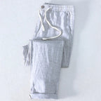 Norla — Relaxed Fit 100% Linen Pants for Warm Weather (Light Gray XS (28 - 29)) - | Zavonix