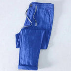Norla — Relaxed Fit 100% Linen Pants for Warm Weather (Light Gray XS (28 - 29)) - | Zavonix