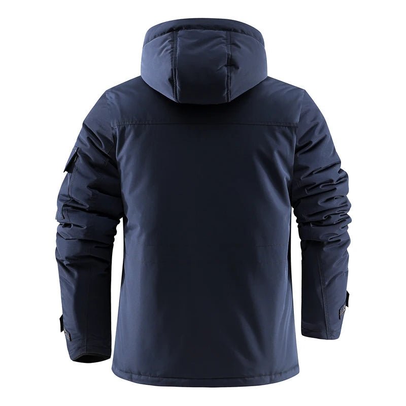 Norla — Waterproof Thermal Jacket with Removable Hood (Blue S) - | Zavonix