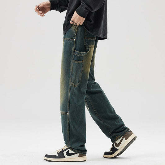 Norleno Jeans — Durable Denim with Diagonal Pockets and Reinforced Stitching - Zavonix