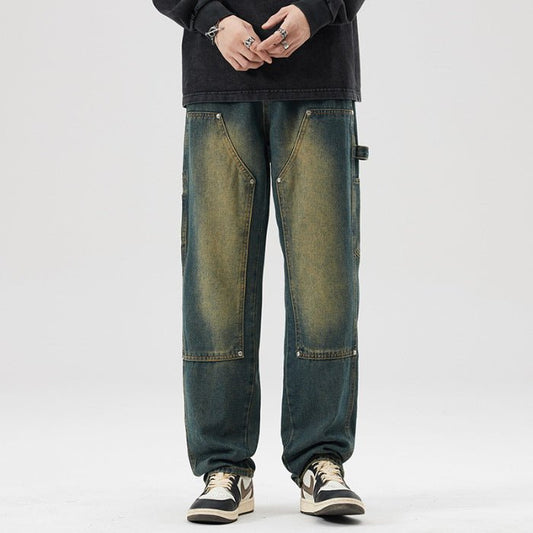 Norleno Jeans — Durable Denim with Diagonal Pockets and Reinforced Stitching - Zavonix