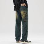 Norleno Jeans — Durable Denim with Diagonal Pockets and Reinforced Stitching (Blue 28) - | Zavonix