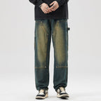 Norleno Jeans — Durable Denim with Diagonal Pockets and Reinforced Stitching (Black 28) - | Zavonix