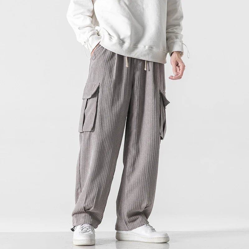 Norlo Cargo Pants — Breathable Corduroy with Adjustable Fit and Pockets (Pink XS) - | Zavonix