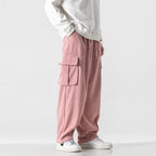 Norlo Cargo Pants — Breathable Corduroy with Adjustable Fit and Pockets (Pink XS) - | Zavonix