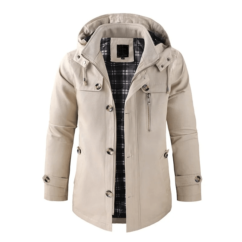 Norloft Jacket — Waterproof Thermal Outerwear with Removable Hood (Black XS) - | Zavonix