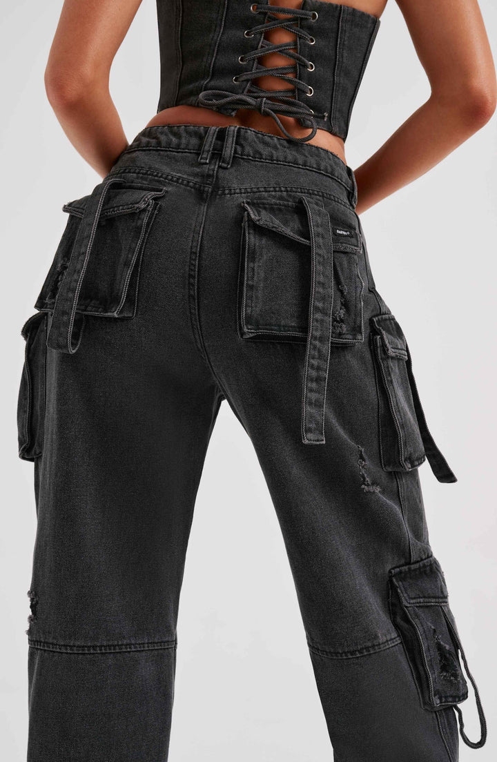 Nyra Denim Corset Cargo Set product image 6