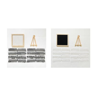 Oak Frame Felt Message Board Product Image 06