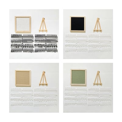 Oak Frame Felt Message Board Product Image 07