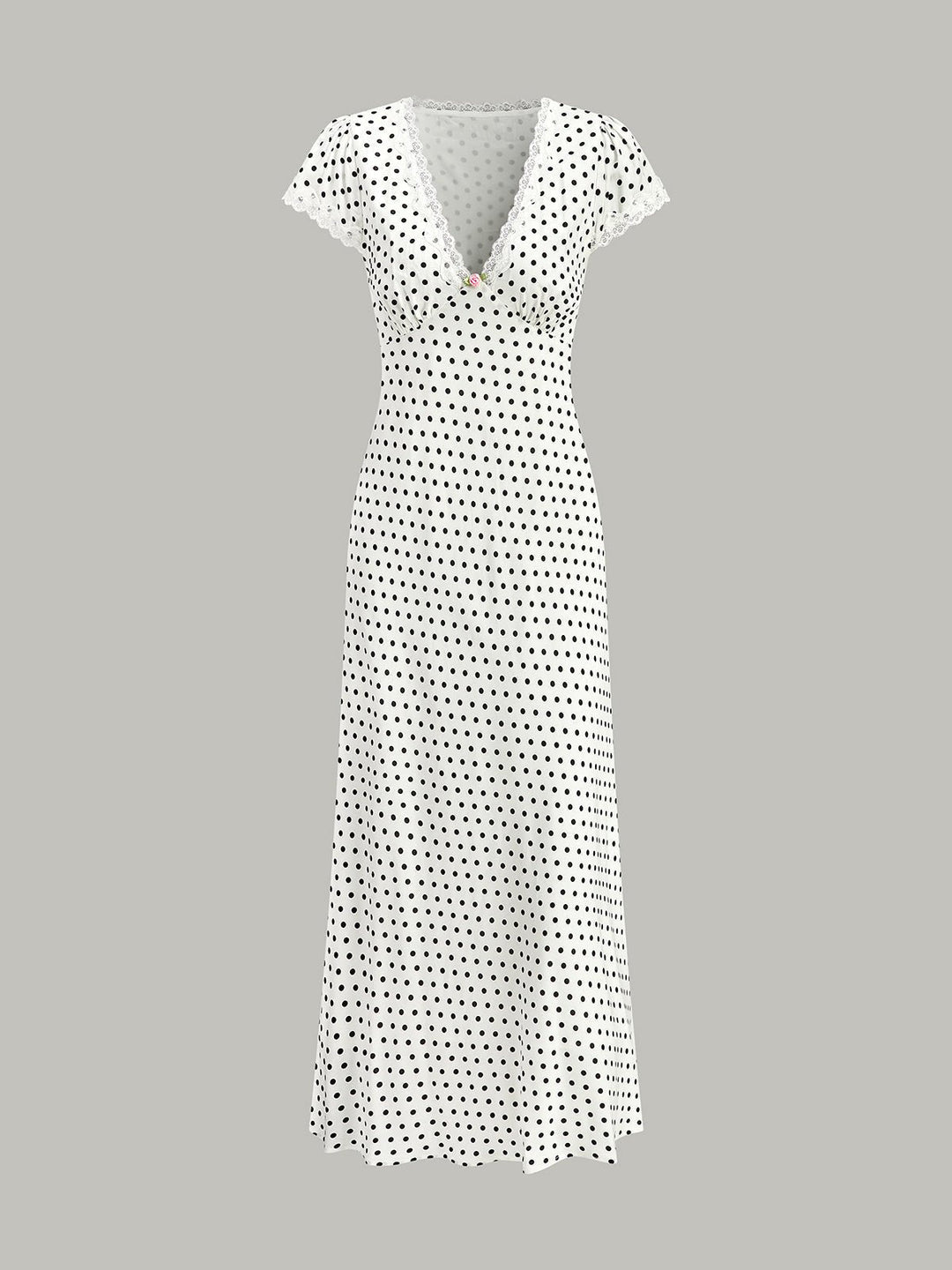 Odette Lace-Trim Midi Dress product image 7