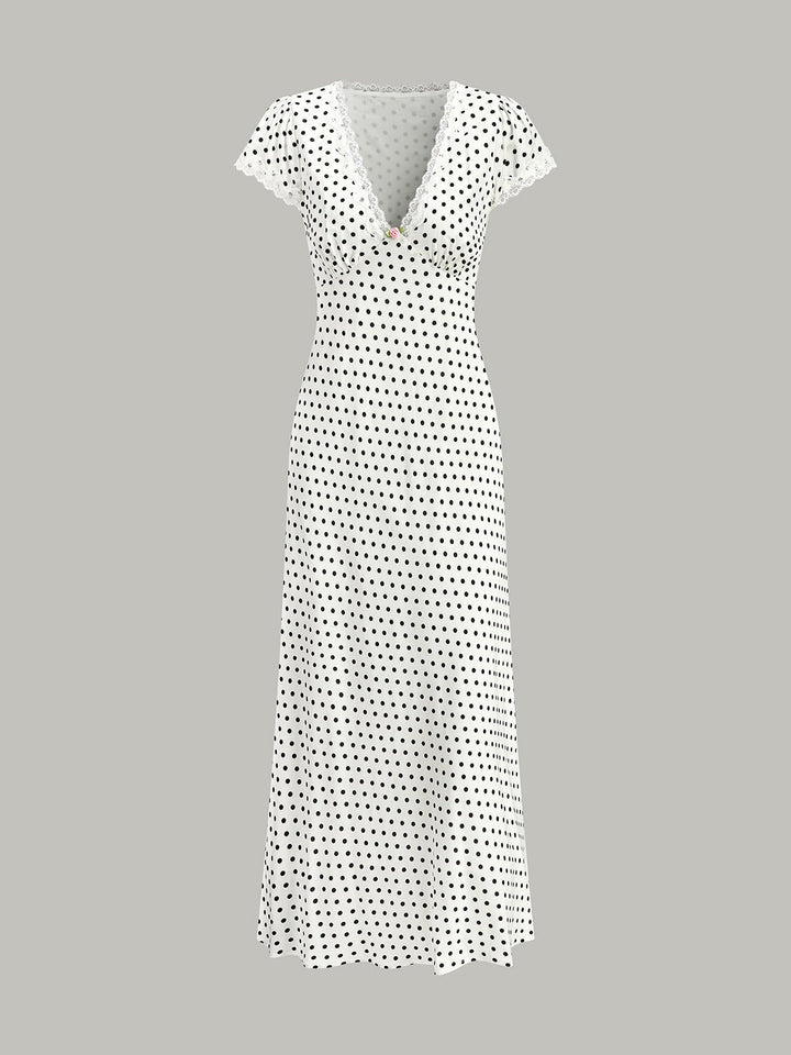 Odette Lace-Trim Midi Dress product image 7