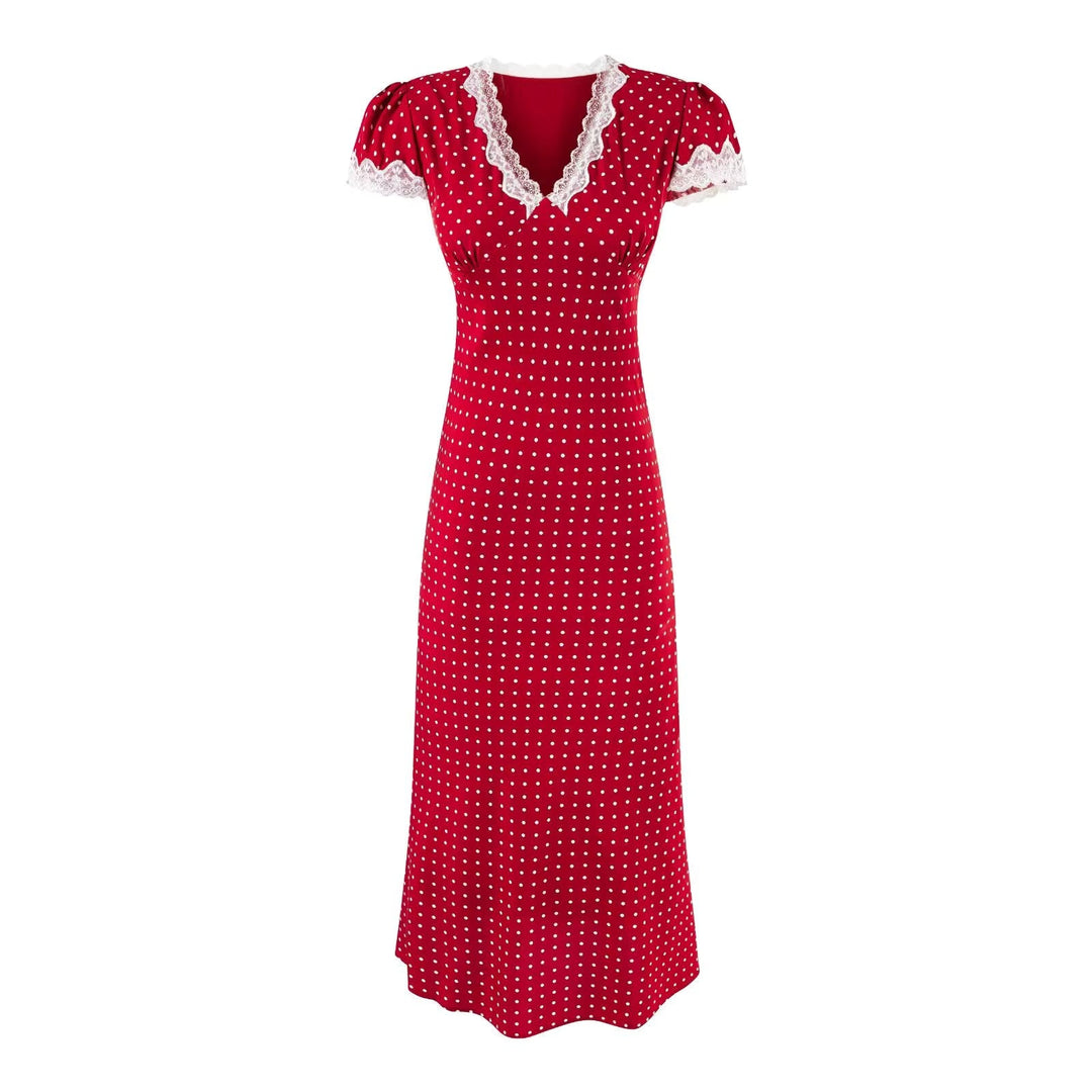 Odette Lace-Trim Midi Dress product image 10