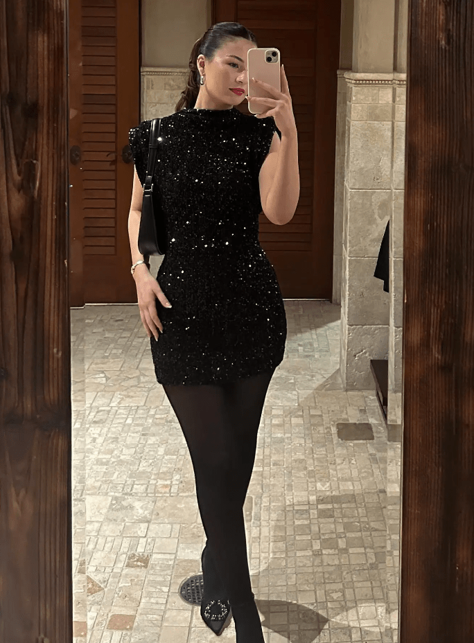 Odette Sequin Mini Dress product image 2