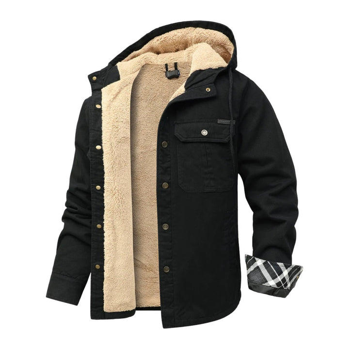 Odrasquil Fleece-Lined Hooded Shirt Jacket product image 2