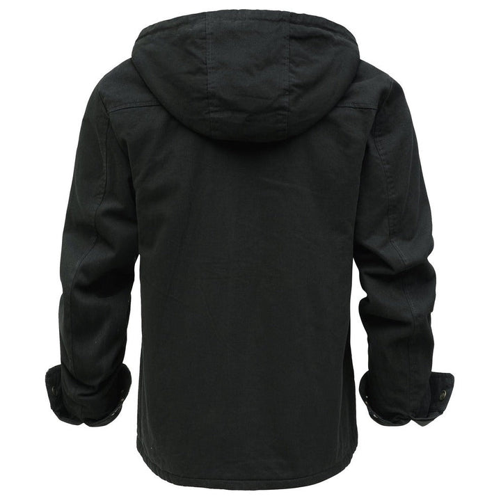 Odrasquil Fleece-Lined Hooded Shirt Jacket product image 3