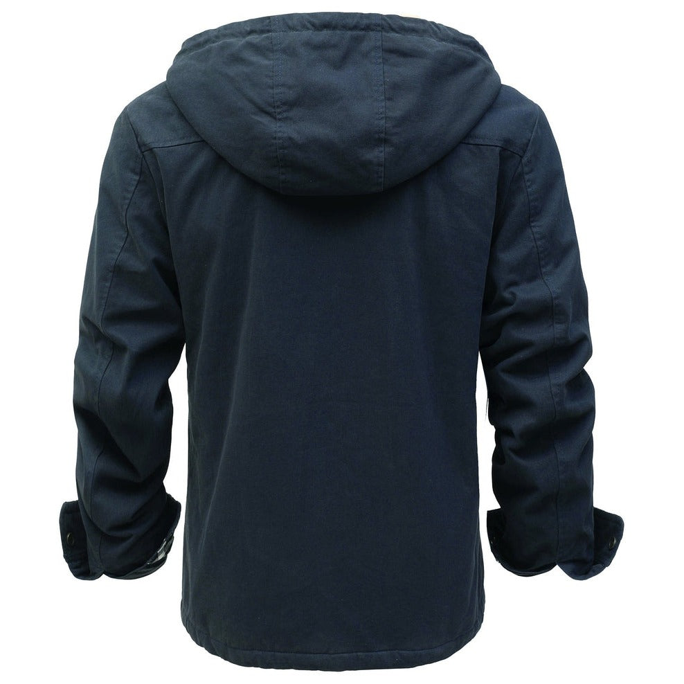 Odrasquil Fleece-Lined Hooded Shirt Jacket product image 6