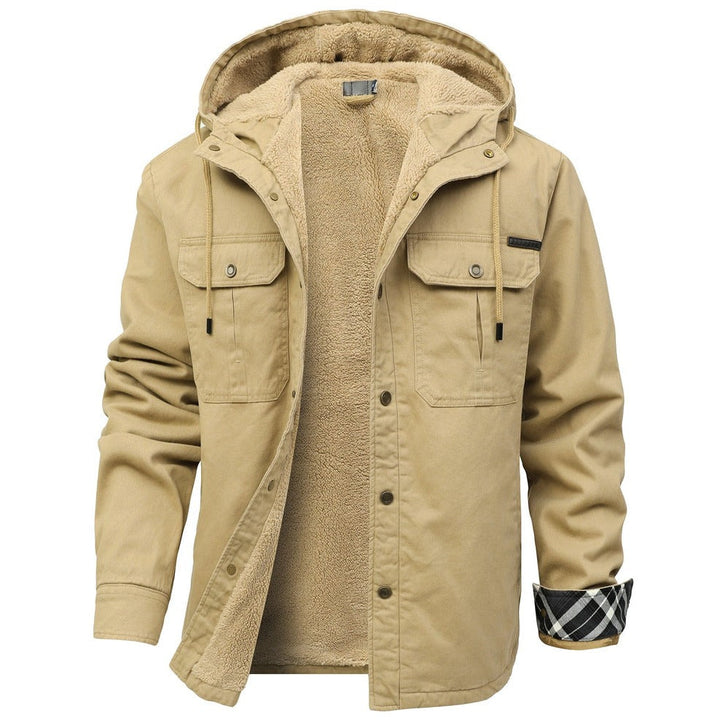 Odrasquil Fleece-Lined Hooded Shirt Jacket product image 10