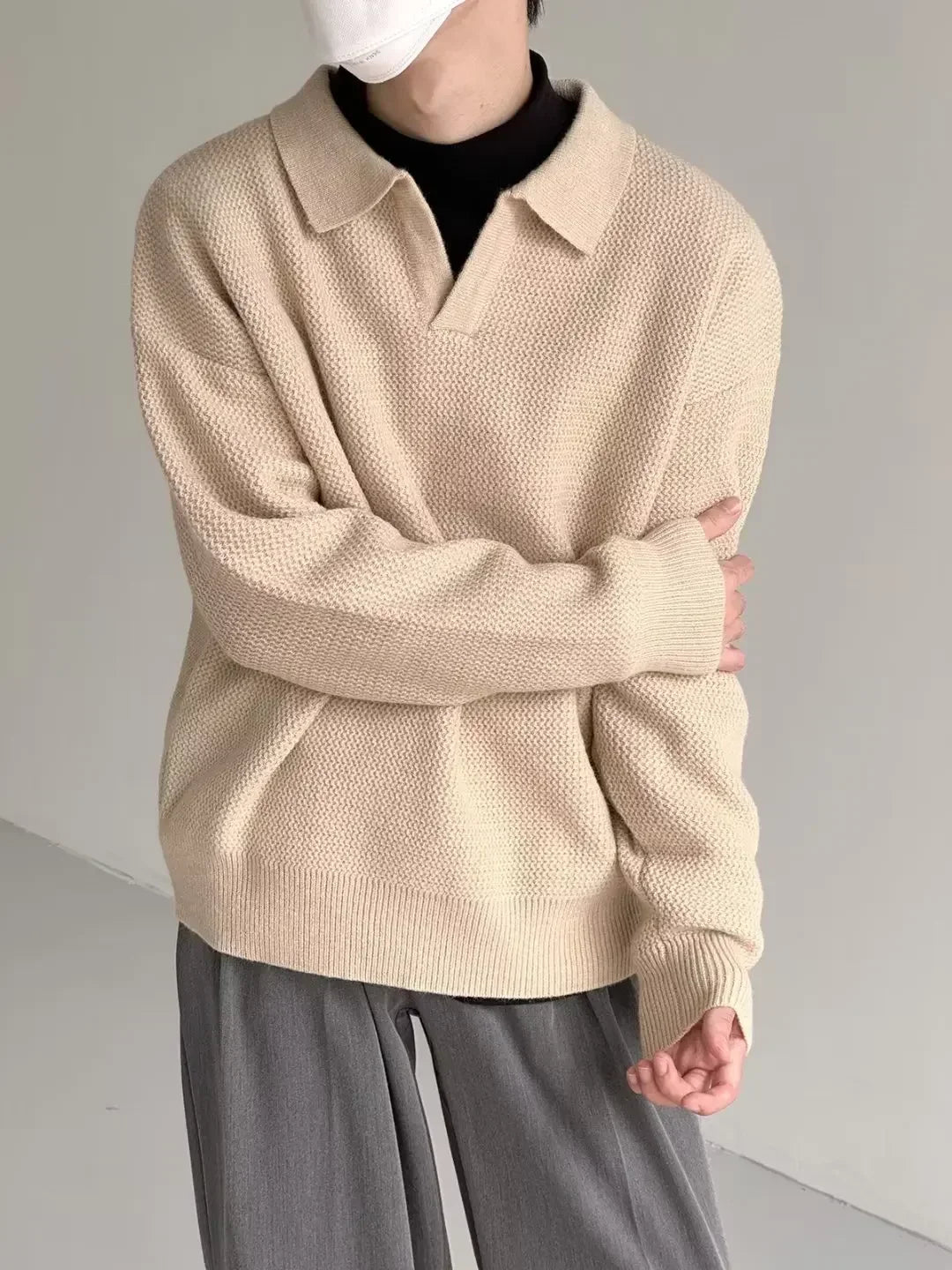 Old Money Sweater by Carlo Benedetti (Brown XS) - | Zavonix