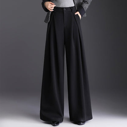 Olivia Women's Wide Leg Pants | Soft Wool-Like Fabric, Stylish Trousers 5