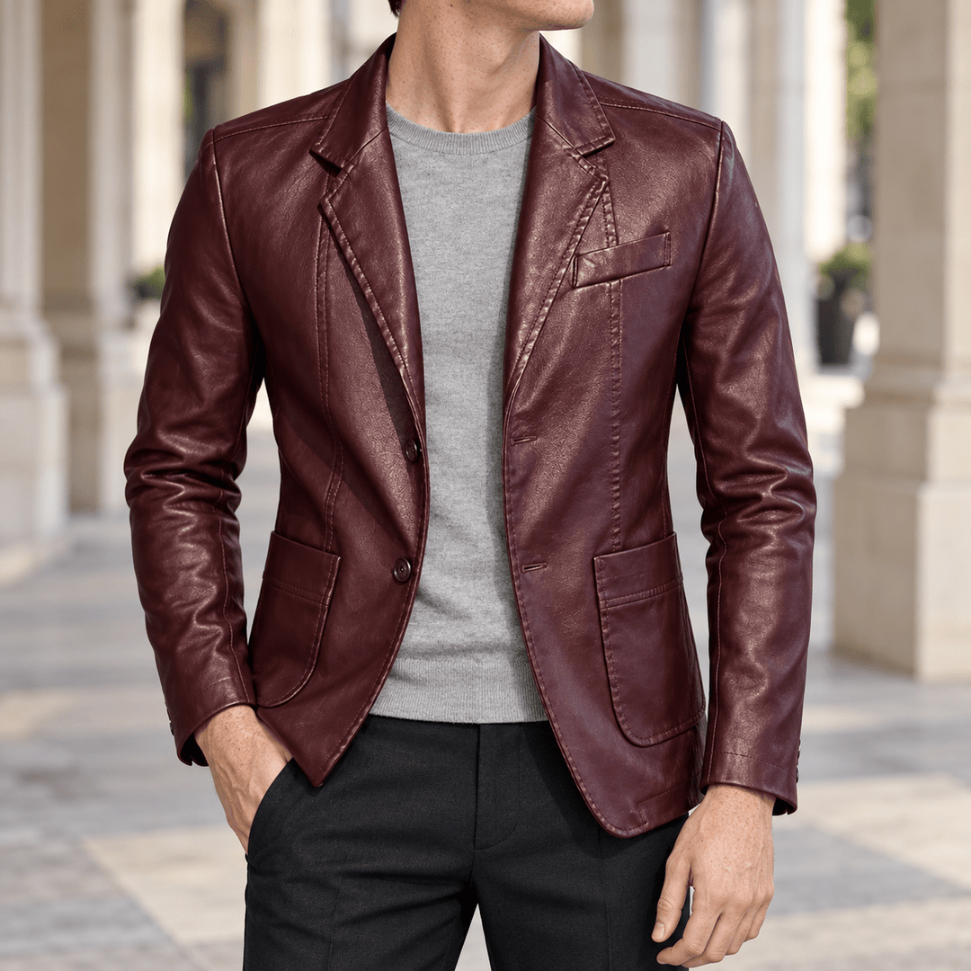 Ombraveth Leather Blazer product image 5