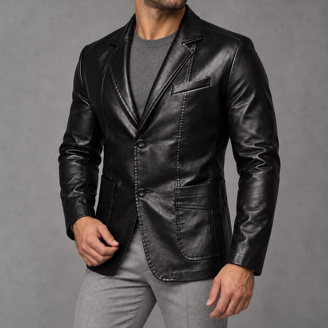 Ombraveth Leather Blazer product image 6