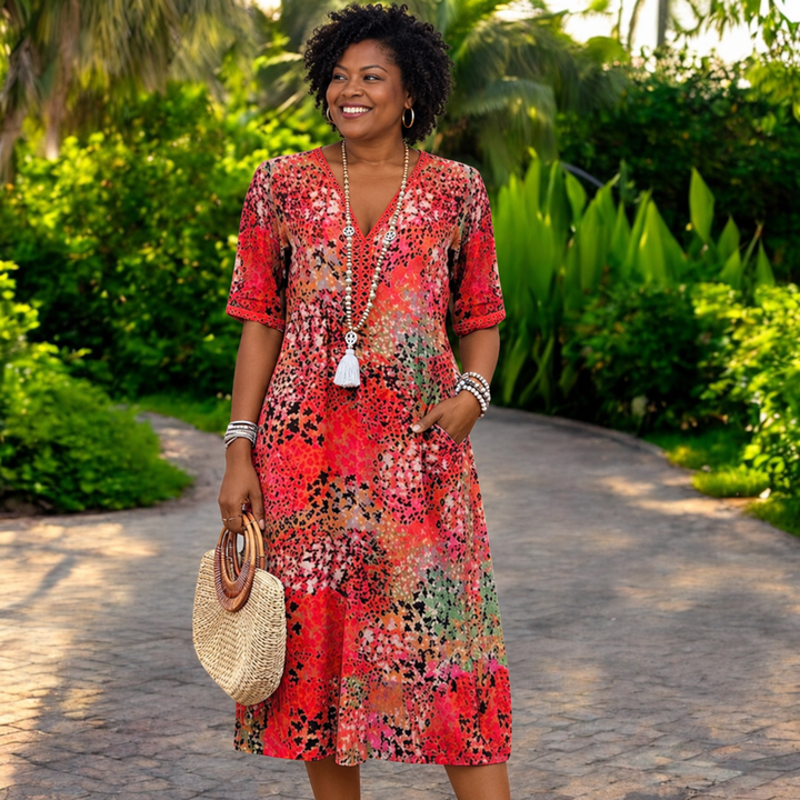 Ondalisse Printed Midi Dress product image 7