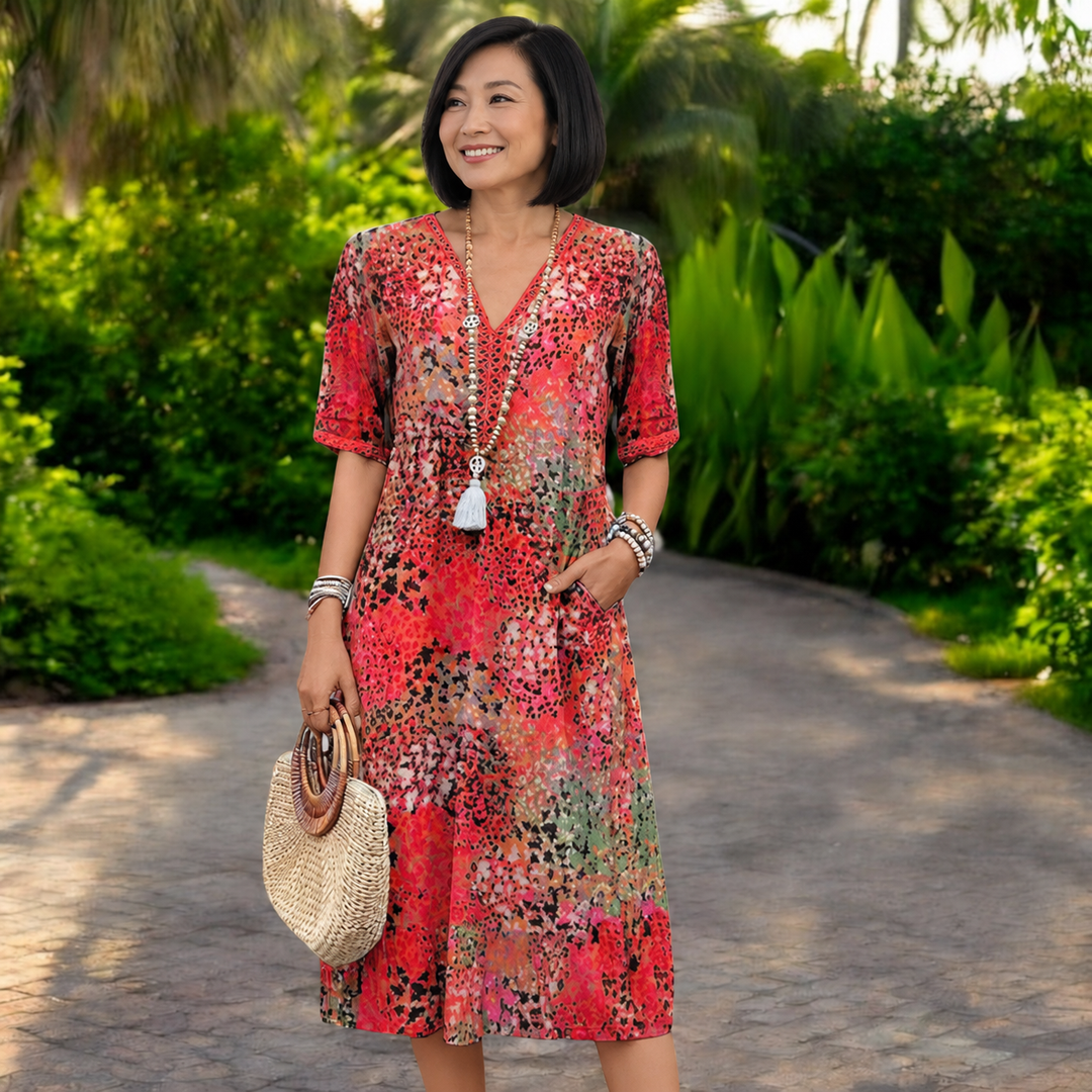 Ondalisse Printed Midi Dress product image 8