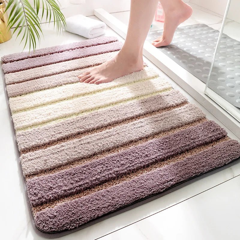 Organic Microfiber Bath Rug with Non-Slip Backing – Soft and Absorbent Bathroom Mat for Ultimate Comfort 1