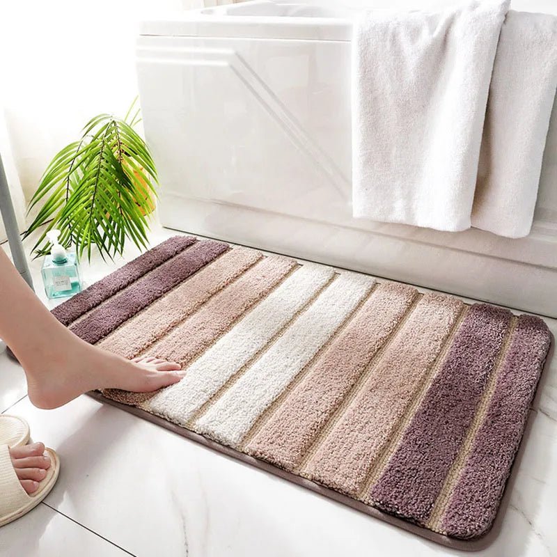 Organic Microfiber Bath Rug with Non-Slip Backing – Soft and Absorbent Bathroom Mat for Ultimate Comfort 3
