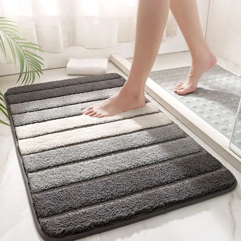 Organic Microfiber Bath Rug with Non-Slip Backing – Soft and Absorbent Bathroom Mat for Ultimate Comfort 4