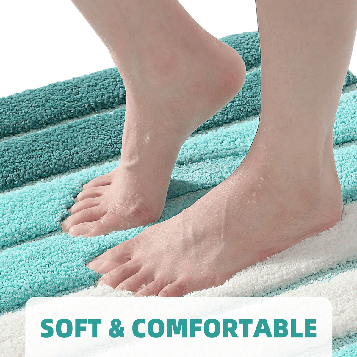 Organic Microfiber Bath Rug with Non-Slip Backing – Soft and Absorbent Bathroom Mat for Ultimate Comfort 5