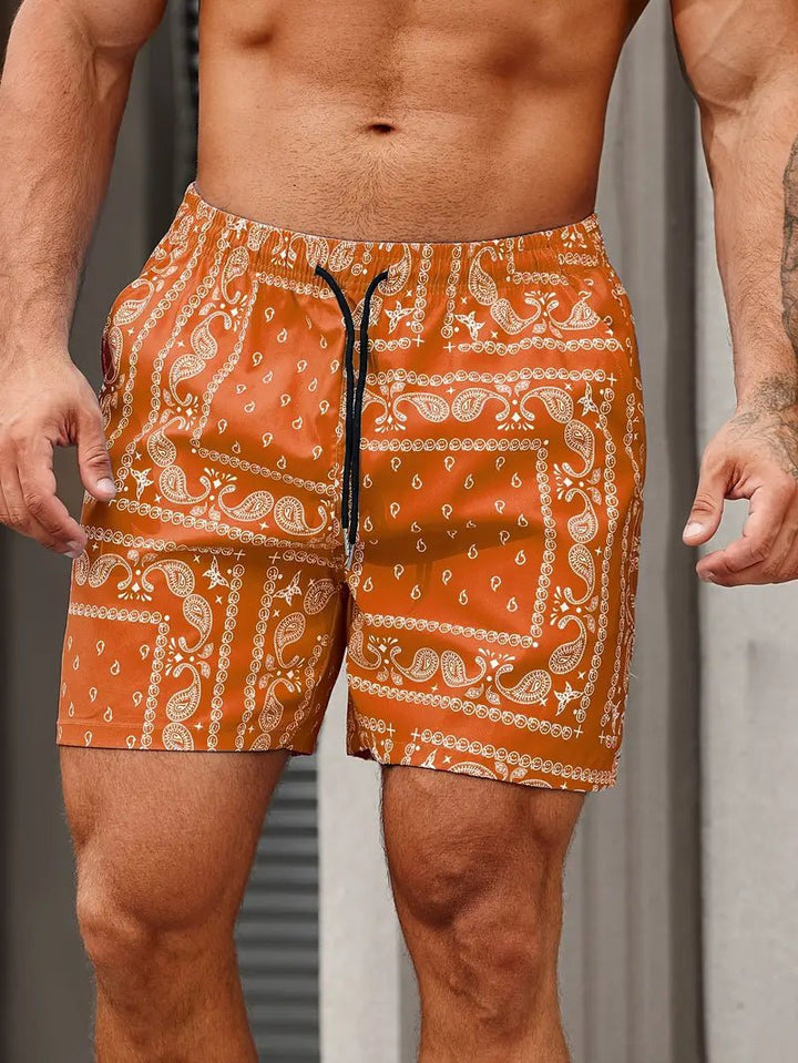 Orseno Paisley Drawstring Swim Shorts product image 6